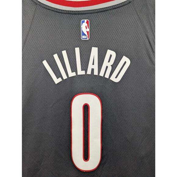 Portland Trail Blazers Damian Lillard #0 Basketball Jersey 0 Swingman NBA XXL 56 - Picture 8 of 8